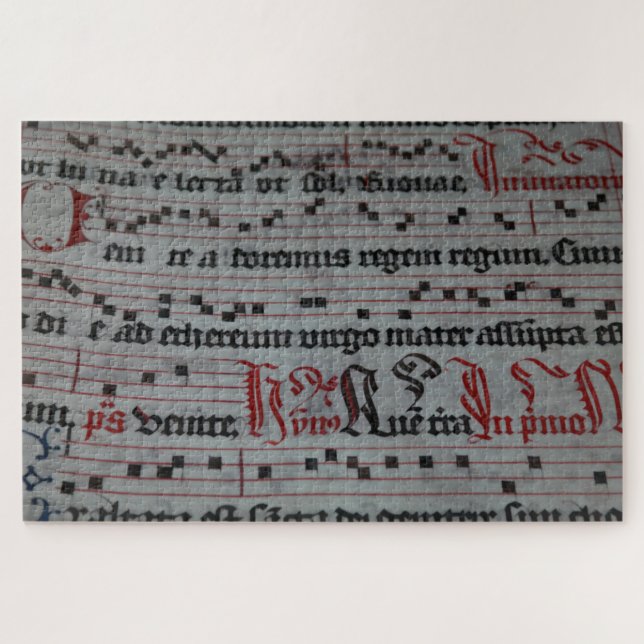 puzzle de musique moyen âge (Horizontal)