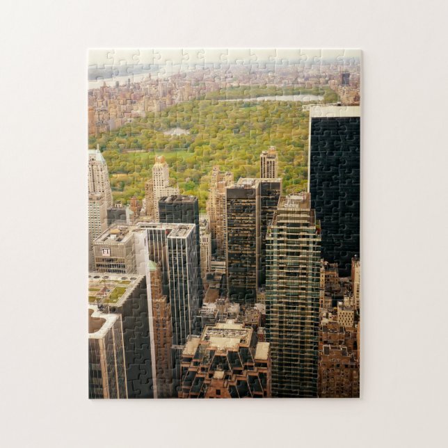 Puzzle de New York City - Central Park et horizon (Vertical)