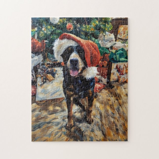 Puzzle de Noël de chien de bétail australien (Vertical)
