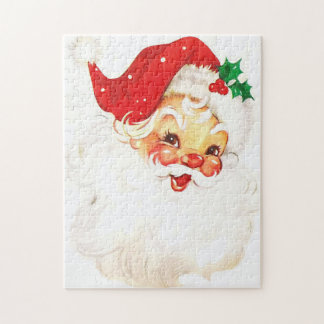 Puzzle de Noël de Père Noël Cute vintage
