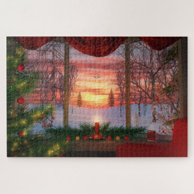 Puzzle de Noël de printemps du ciel (Horizontal)