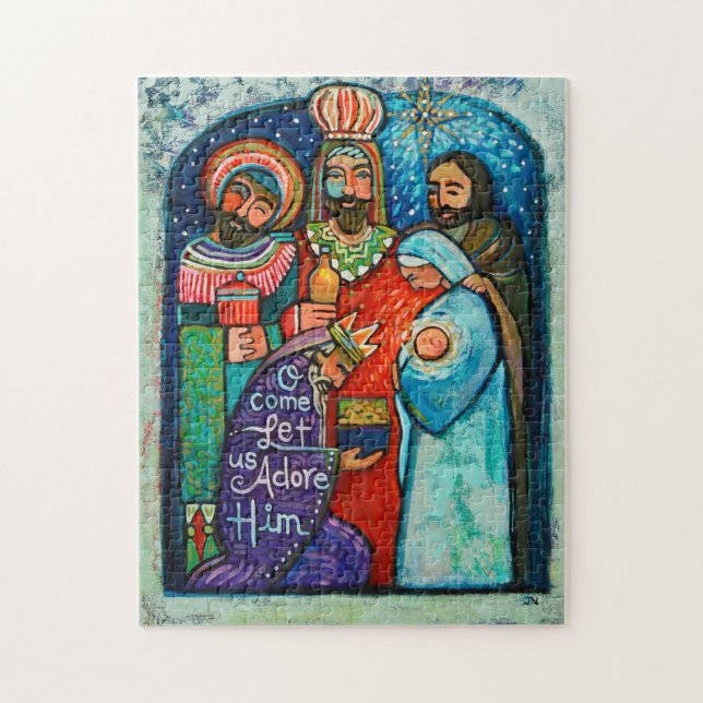 Puzzle de Noël des trois rois (Vertical)