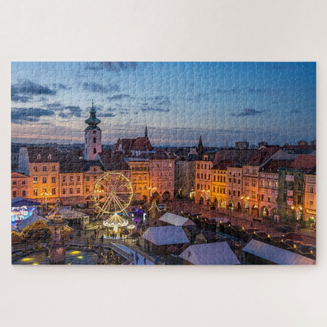 Puzzle de Noël et de la ville (Horizontal)