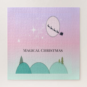 Puzzle de Noël Pastel sous la Lumière de la Lune G