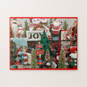 Puzzle de Noël Père Noël Snowman Tree Joy 252 pc