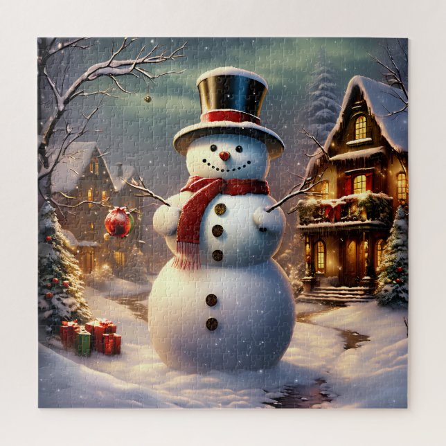 Puzzle de Noël Snowman (Vertical)