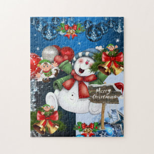 Puzzle de Noël Snowman