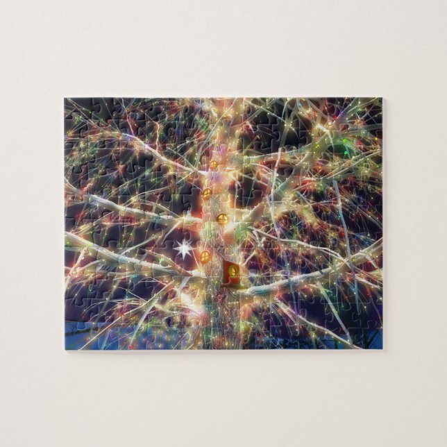 Puzzle de Noël Treehouse (Horizontal)