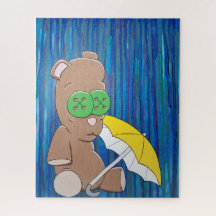 Puzzle de nounours de jour pluvieux