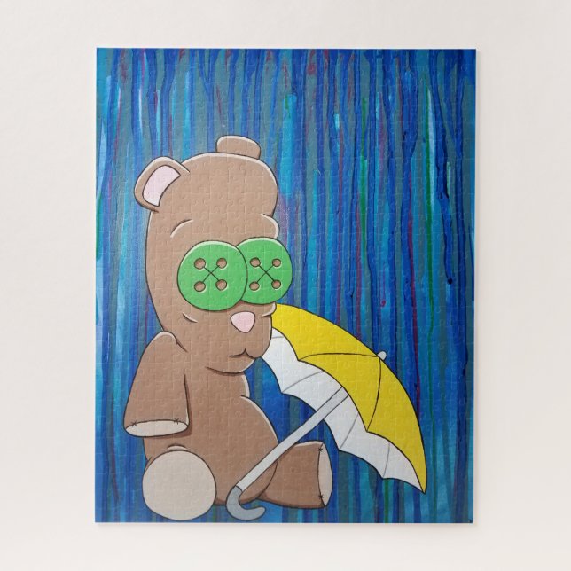 Puzzle de nounours de jour pluvieux (Vertical)