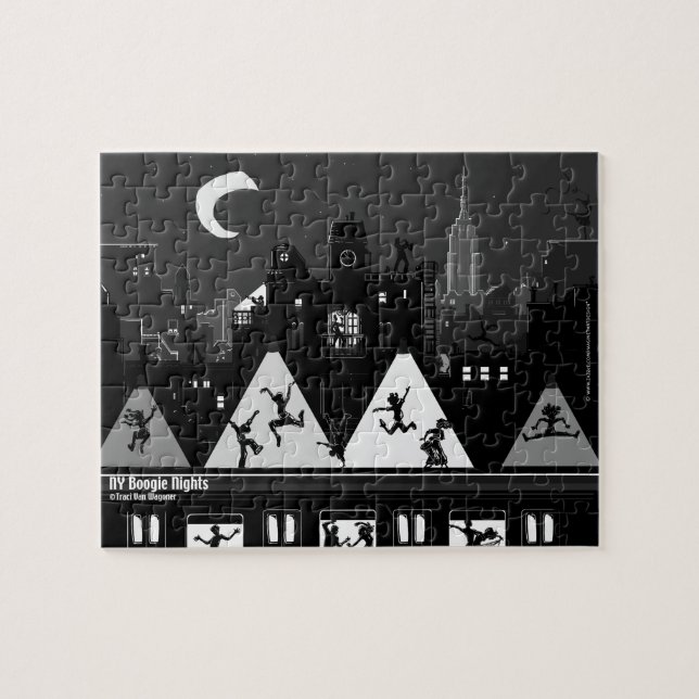 Puzzle de nuits de boogie de NY (Horizontal)