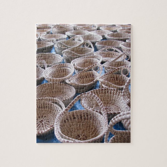 Puzzle de paniers de Sc Sweetgrass de Charleston (Vertical)