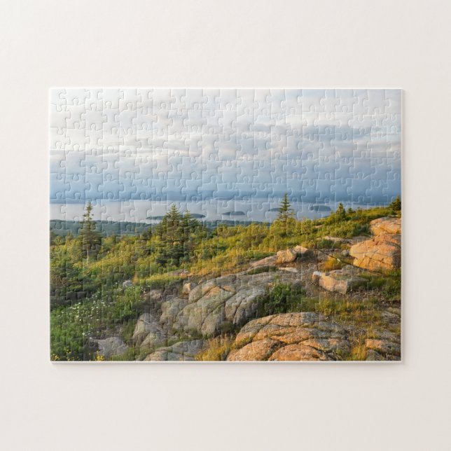 Puzzle de parc national d'Acadia de montagne de (Horizontal)