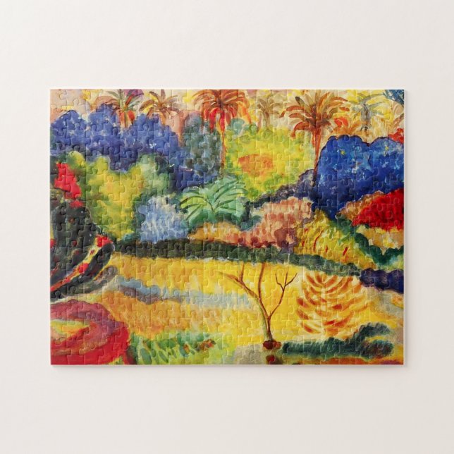 Puzzle de paysage de Gauguin Tahitian (Horizontal)