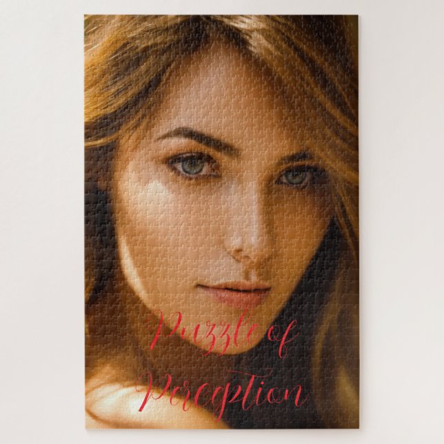Puzzle de Perception Jolie Fille Puzzle (Vertical)