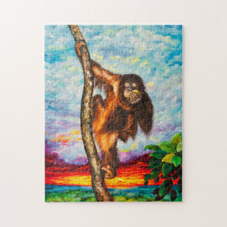 Puzzle de photo avec la boîte-cadeau