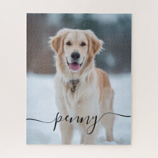 Puzzle de photo de compagnie personnalisé Cadeau é
