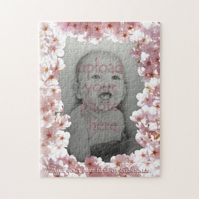 Puzzle de photo personnalisé par puzzle blanc de (Vertical)