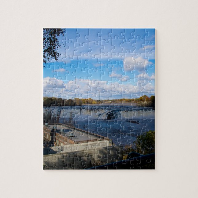 Puzzle de photographie des chutes d'eau de Cohoes  (Vertical)
