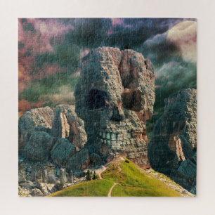 Puzzle de pierre de roche - Crâne - Imaginaire