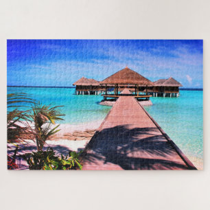 Puzzle de plage tropicale exotique