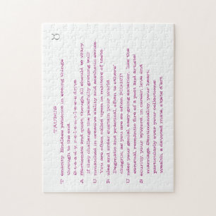 Puzzle de poème de TAUREAU