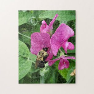 Puzzle de pois doux et d'abeilles