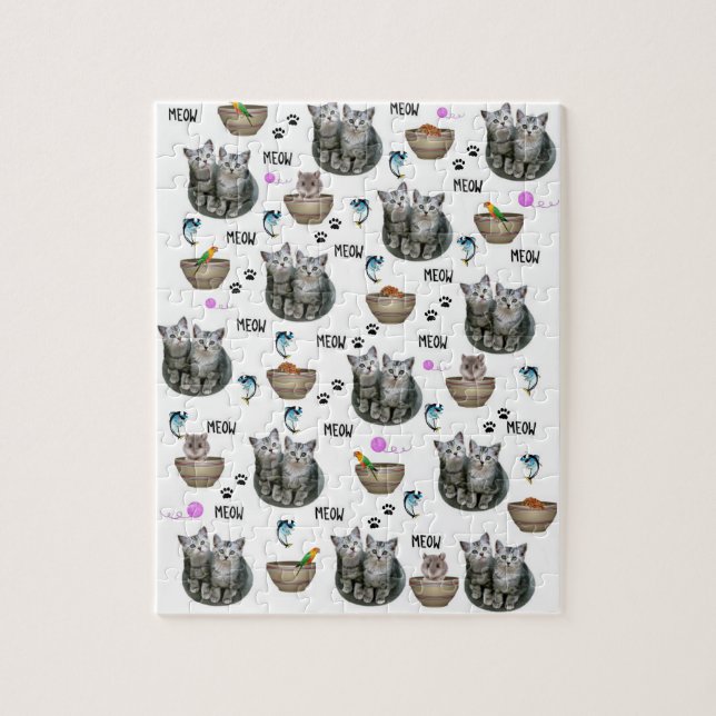 Puzzle de poisson chats (Vertical)