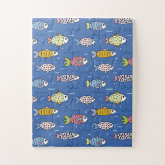 Puzzle de poisson coloré