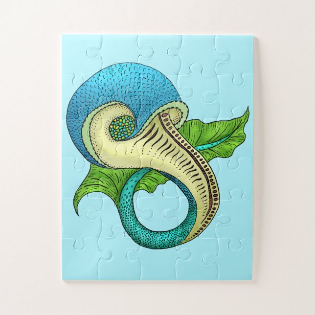Puzzle de poisson impair (Vertical)