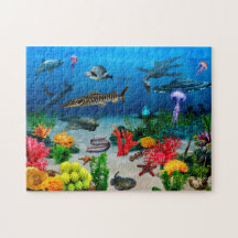 Puzzle de poisson marin Vie sous-marine