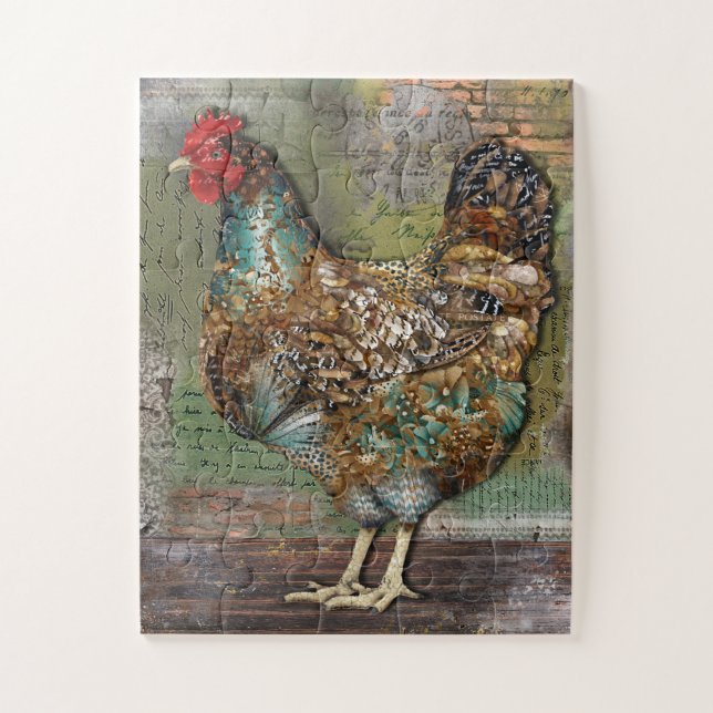 Puzzle de poule de Paris (Vertical)