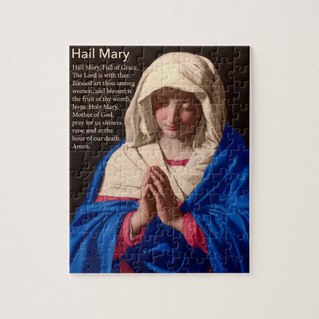 Puzzle de prière de Mary de grêle (Vertical)