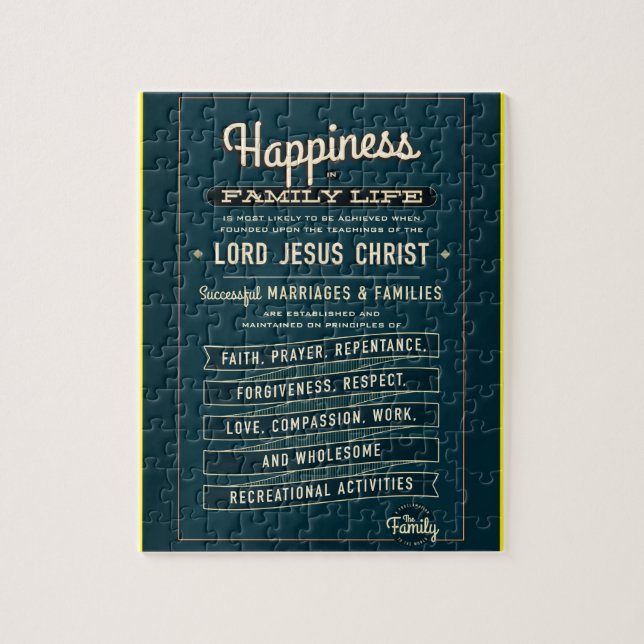 Puzzle de proclamation de famille de LDS (Vertical)