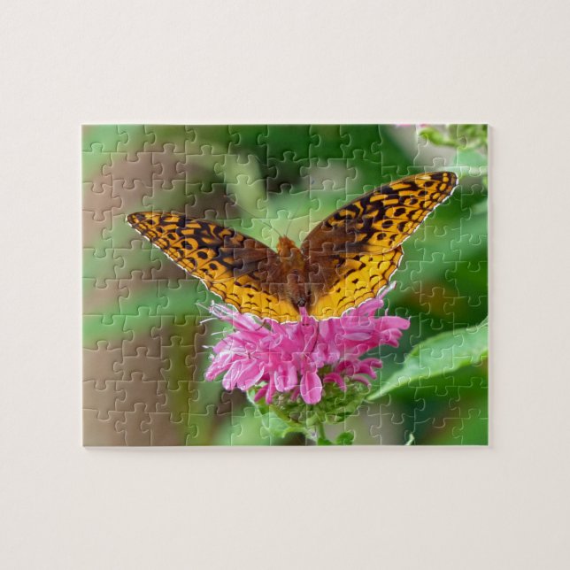 Puzzle de puzzle de papillon de Checkerspot en arg (Horizontal)