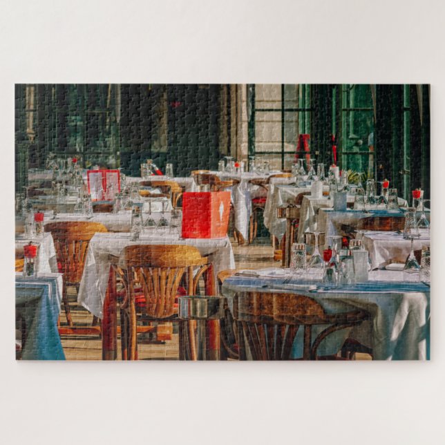 puzzle de restaurant français (Horizontal)