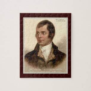 Puzzle de Robert Burns "La Connaître" Citation d'A