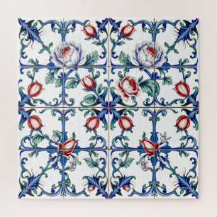 puzzle de roses de printemps