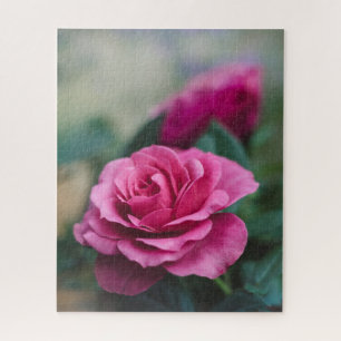 Puzzle de roses roses en forme de Jigsay