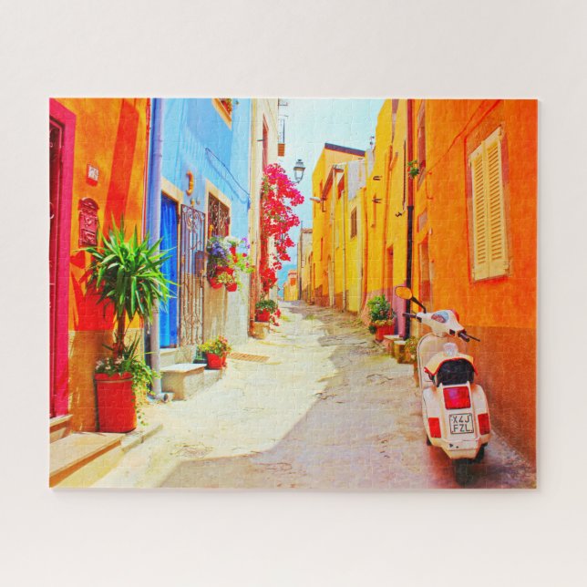 Puzzle de rue italienne (Horizontal)
