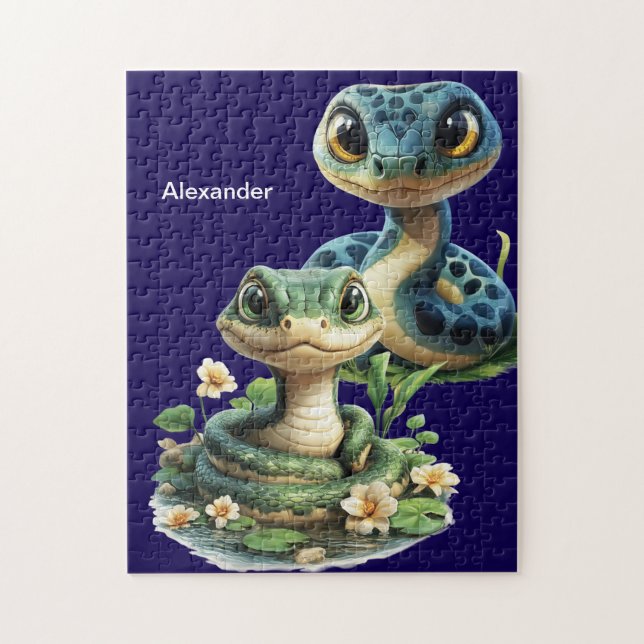 Puzzle de serpent personnalisé (Vertical)
