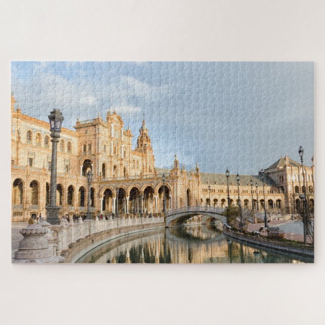 Puzzle de Sevilla, Andalucia, Plaza de España (Horizontal)