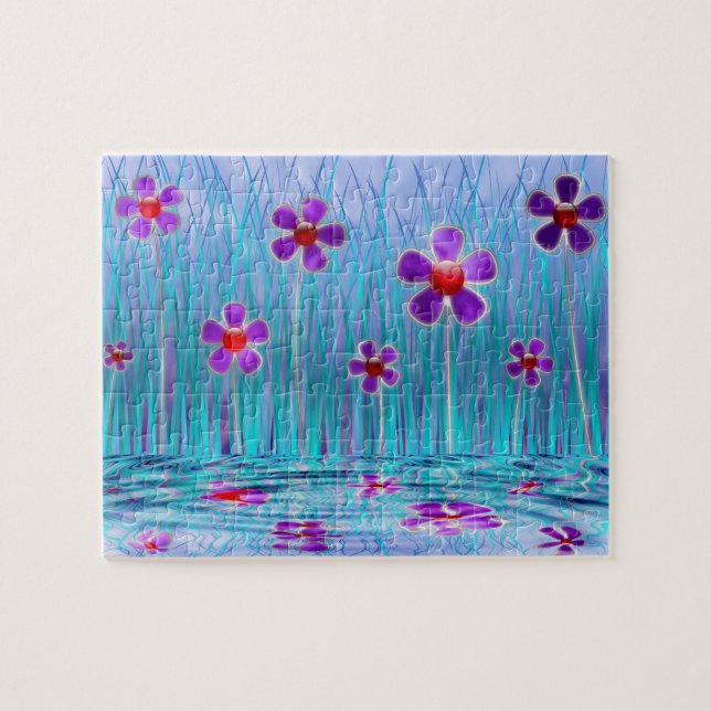 Puzzle de Shy Daisies (Horizontal)