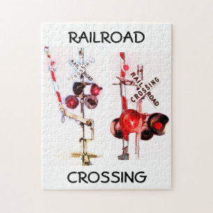 Puzzle de signal de croisement de chemin de fer