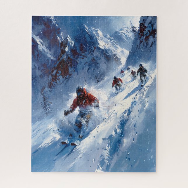 Puzzle de ski (Vertical)