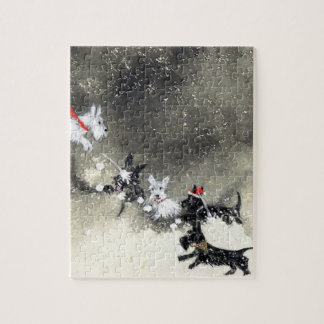 Puzzle de Snowfight des Scotties