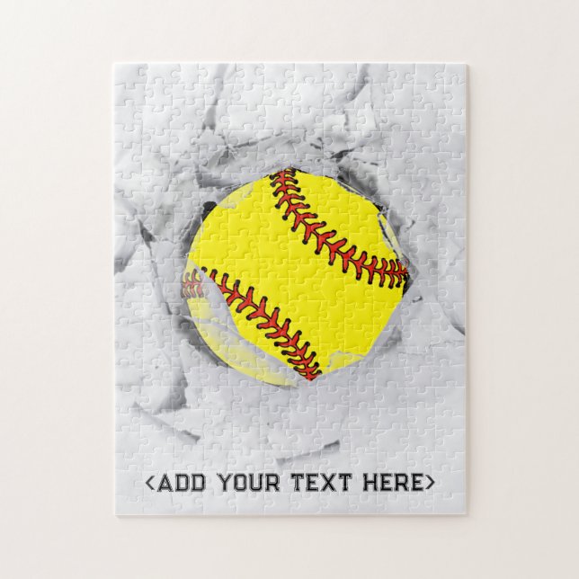 Puzzle de softball (Vertical)