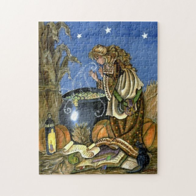 Puzzle de sorcière de récolte (Vertical)