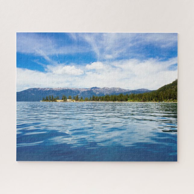 Puzzle de souvenirs du lac Tahoe (Horizontal)