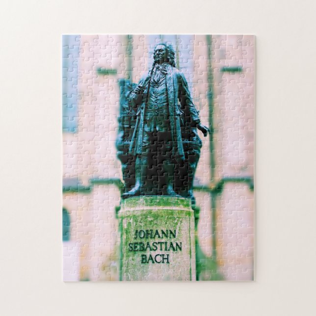 Puzzle de statue de Johann Sebastian Bach (Vertical)